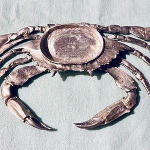 New… Salisbury Pewter Blue Crab Decor; Candle Holder, Cologne Holder or Accent